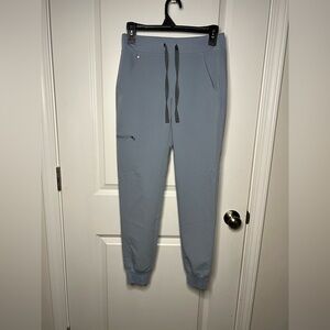 Figs Dusty Blue Zamora Jogger Scrub Pant Size: XXS Nursing Uniform